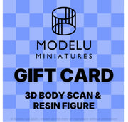 Modelu 3D Body Scan & Resin Figure Gift Card Gift Card