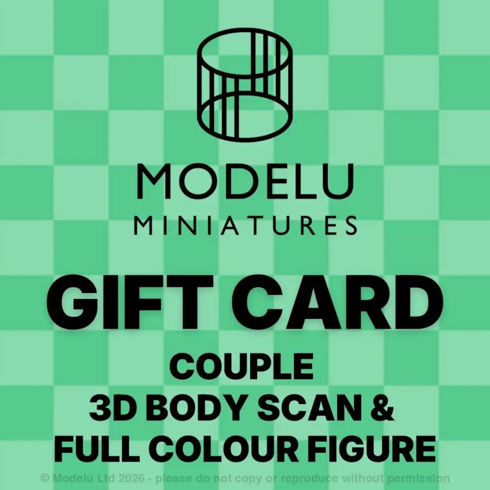 Modelu Couple 3D Body Scan & Full-Colour Figure Gift Card Gift Card