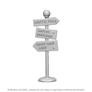 60057 North Pole Sign