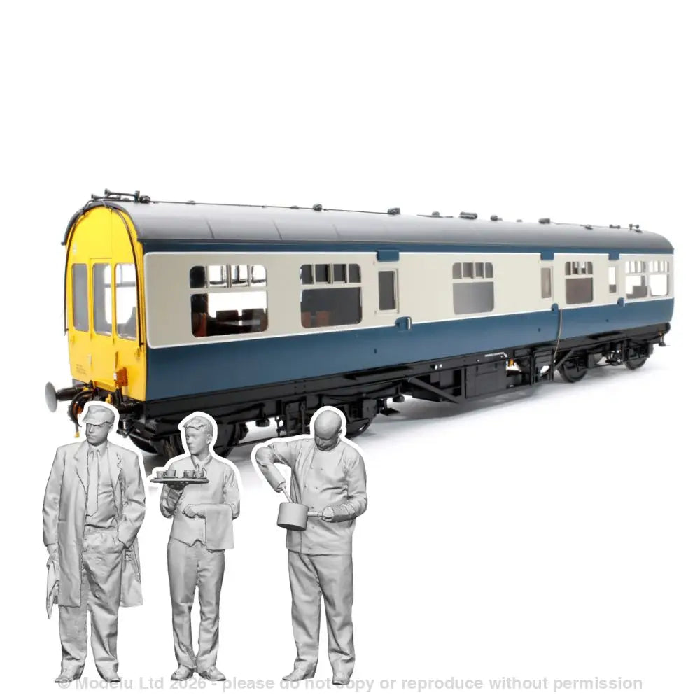 O 10209 BR 50ft Inspection Saloon Support Staff Pack O 3x Figure Pack