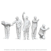 A pack of 5 shed staff