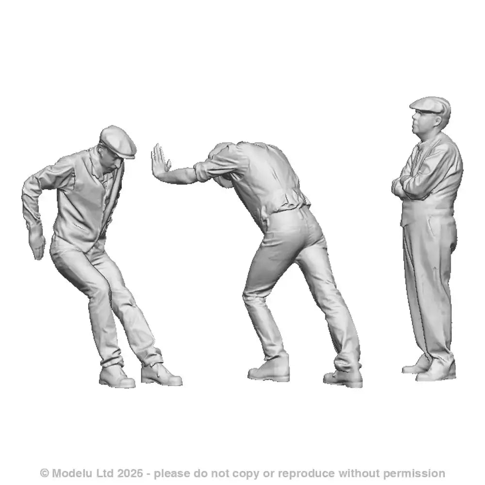 A collection of workmen moving a load