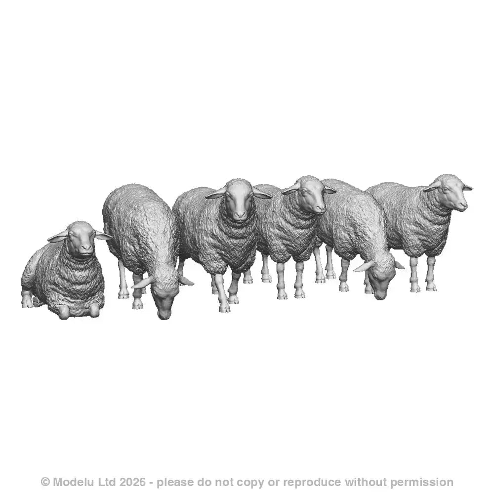A pack of sheep x6