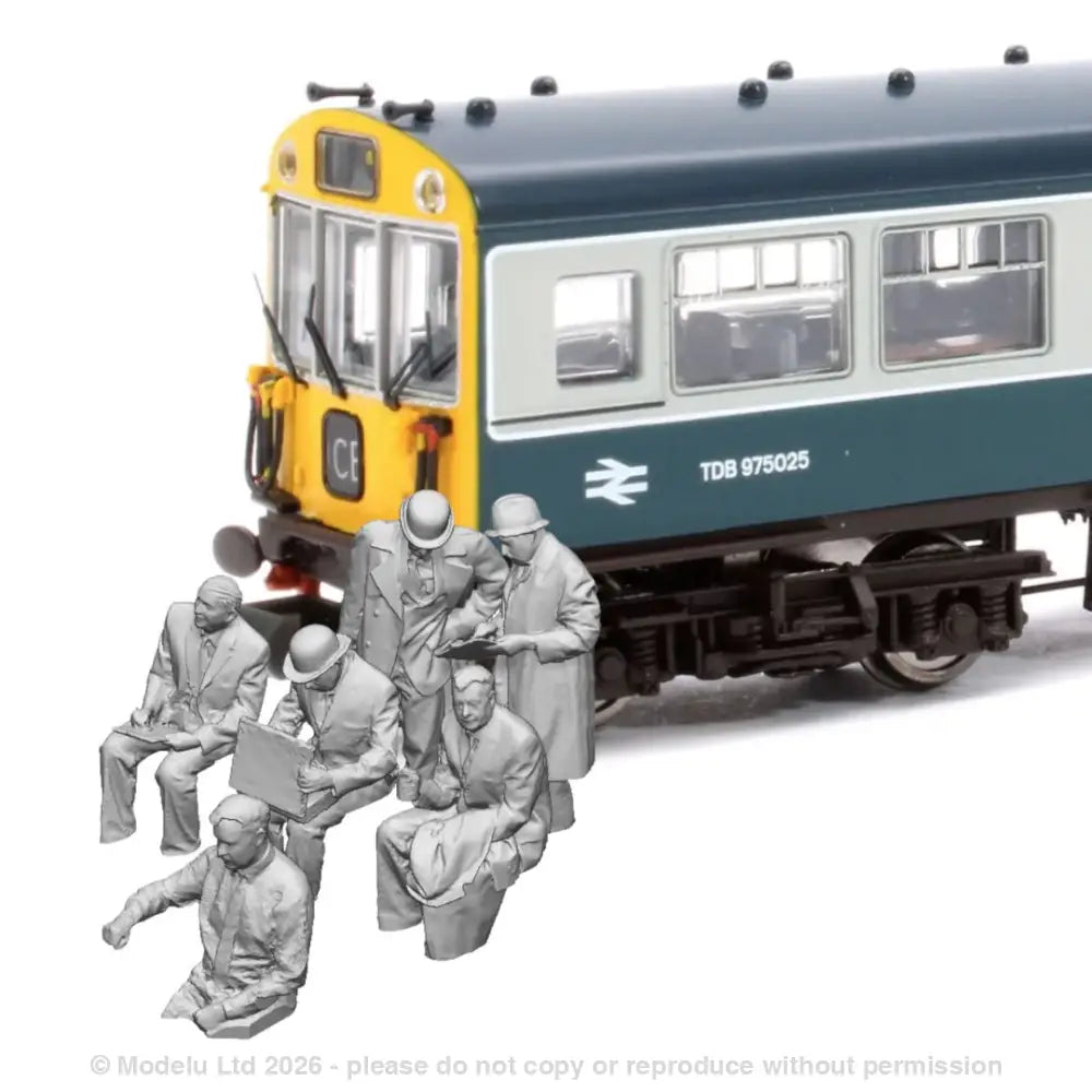 OO 10205 Caroline Early BR Staff OO 5x Figure Pack