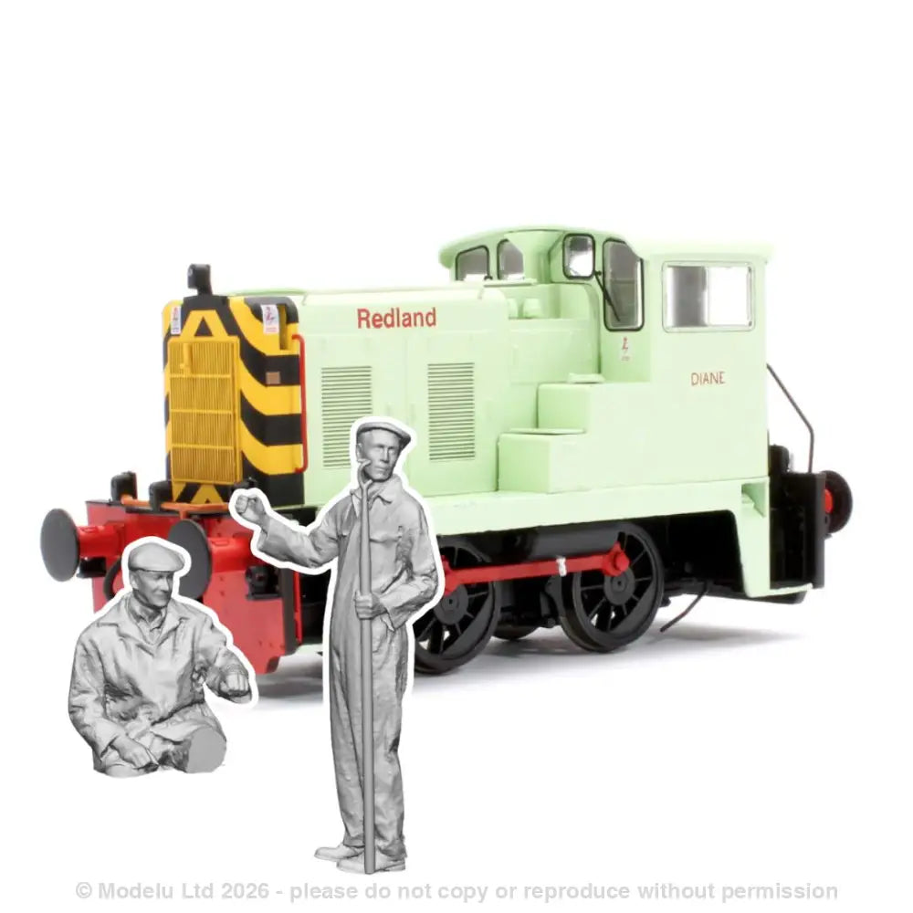 OO 10238 Class 02 Industrial Crew OO 2x Figure Pack