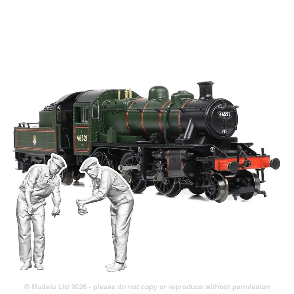 OO 11278 BR Ivatt Standard 2MT Crew OO 2x Figure Pack