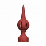 WD062 GWR Round Post Finial Side