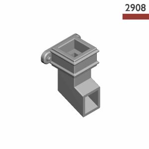 Square Pipe Shoes with bracket