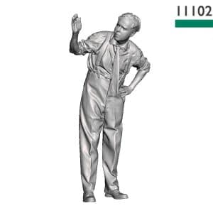 Signalman leaning