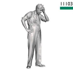 Signalman mopping brow
