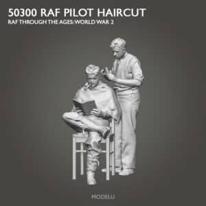 RAF Pilot getting haircut (WW2) - Image 2