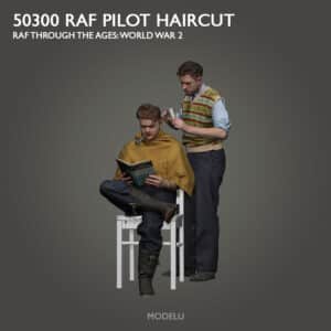 RAF Pilot getting haircut (WW2) - Image 1