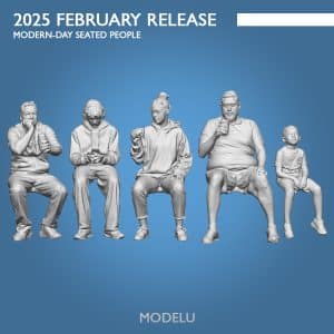 Modern-day Seated People