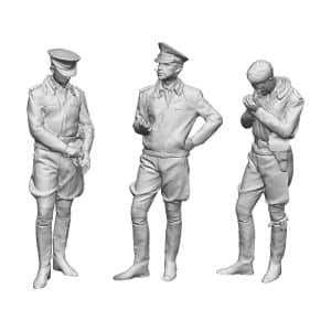 Luftwaffe Pilots in Conversation - Image 1